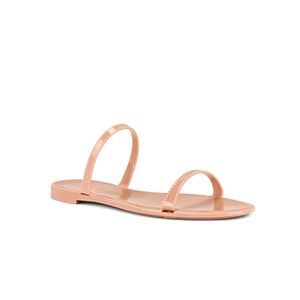 Stuart Weitzman sawyer jelly sandal in poudre. Sz 9